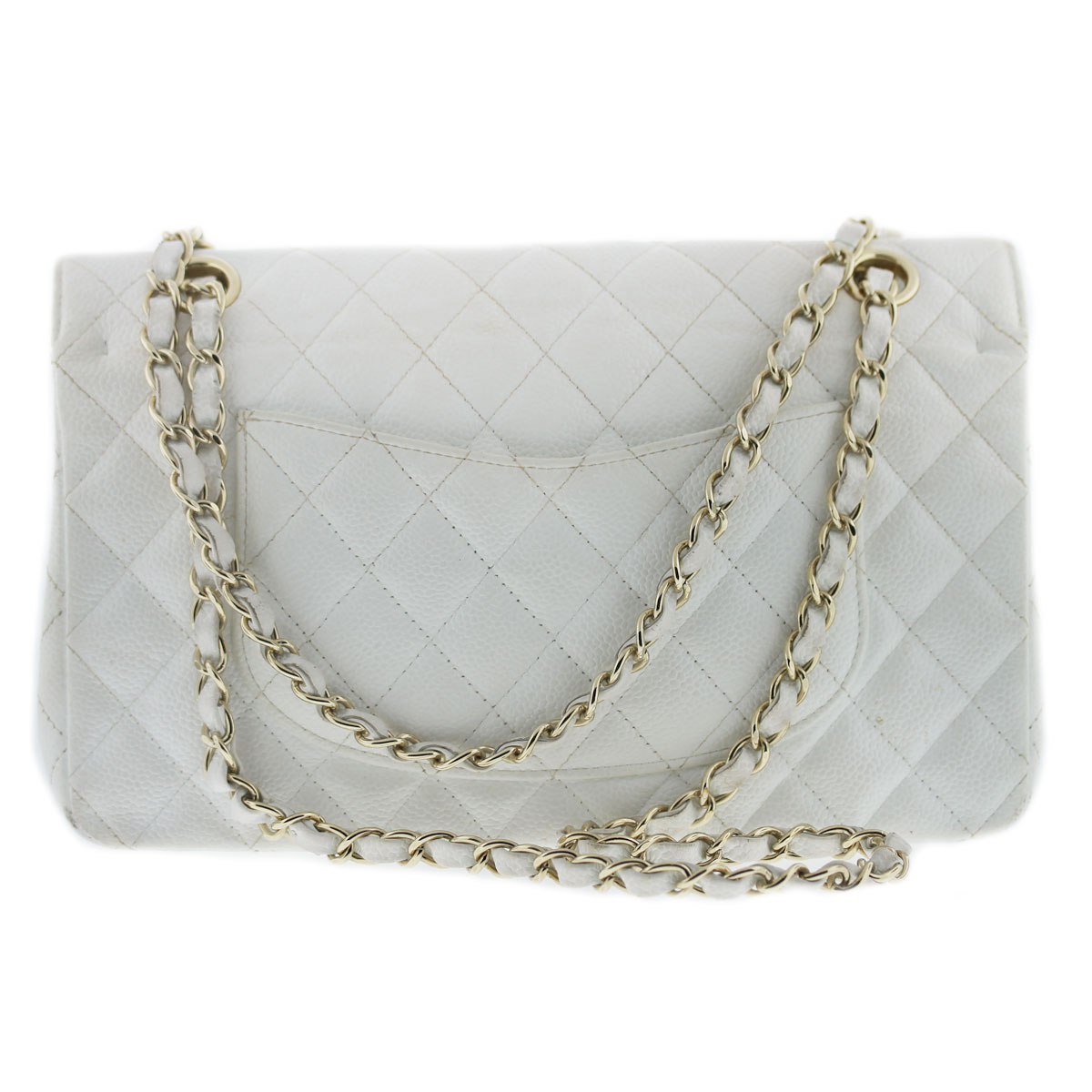 white patent leather chanel bag