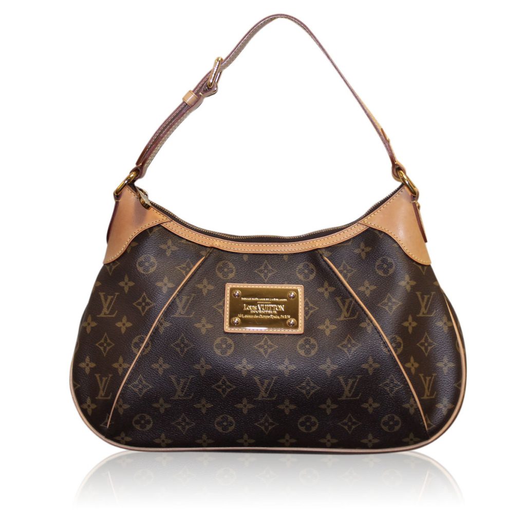 Authentic Louis Vuitton Thames GM Monogram Canvas Handbag