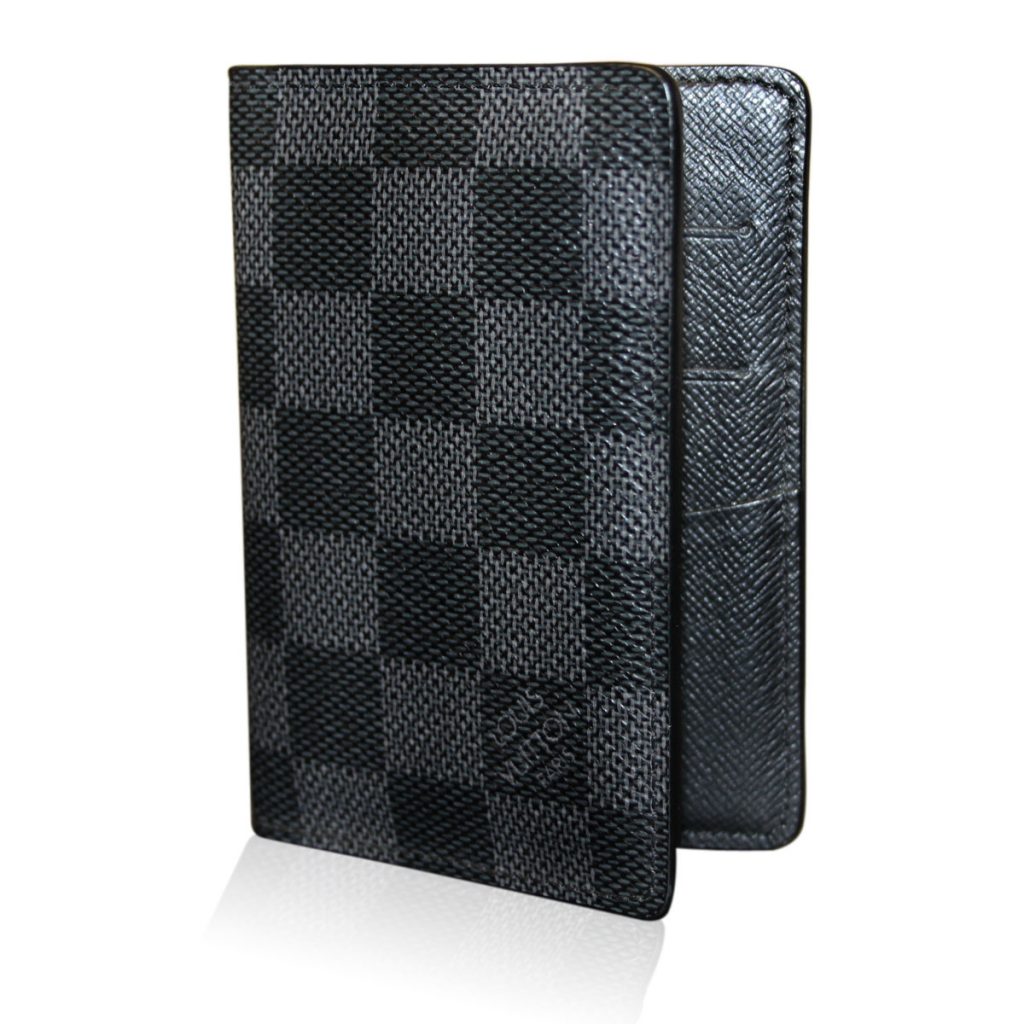 Louis Vuitton Mens Damier Graphite Bifold Card Holder Wallet-SellYourHandbag