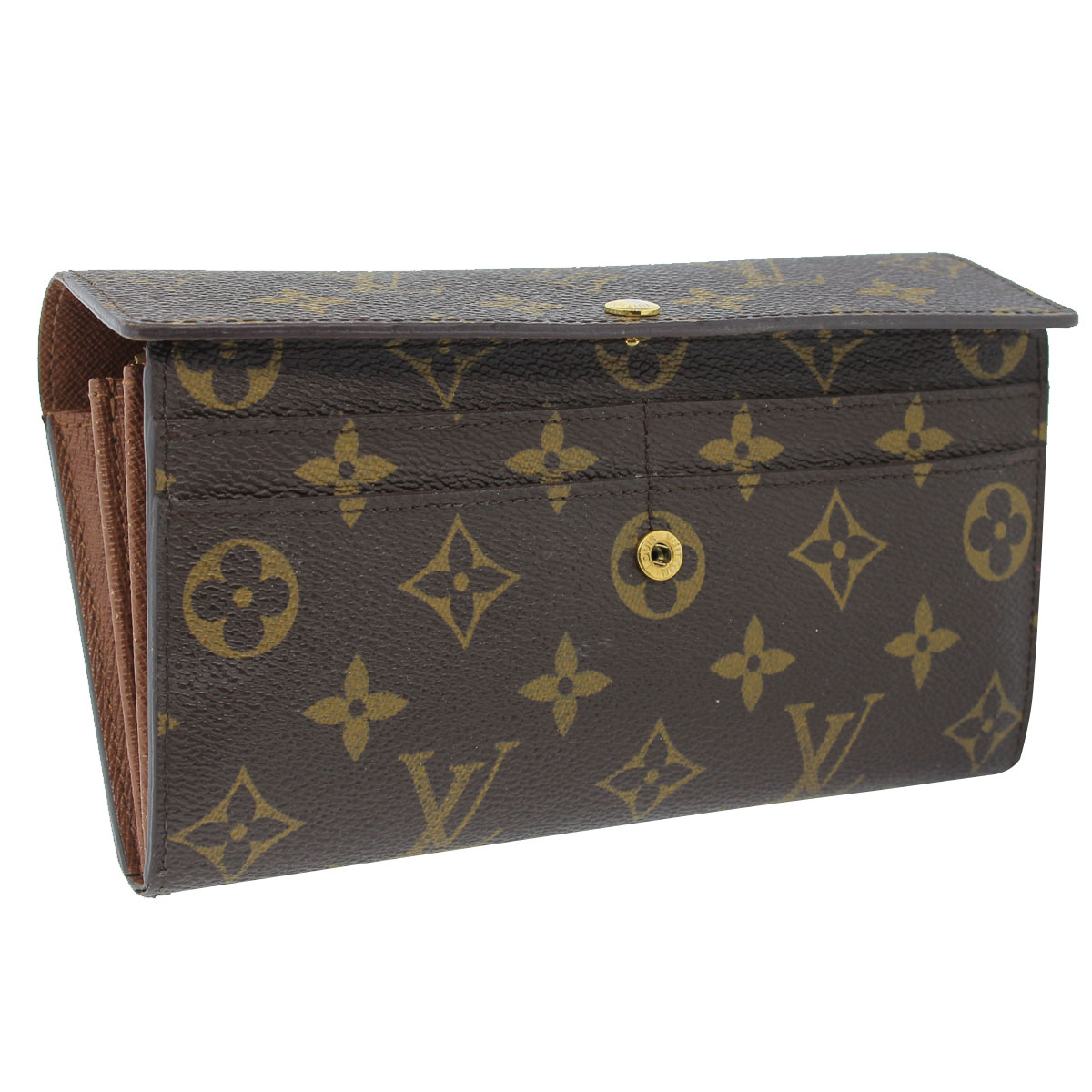 Authentic Louis Vuitton Sarah Monogram Canvas Wallet