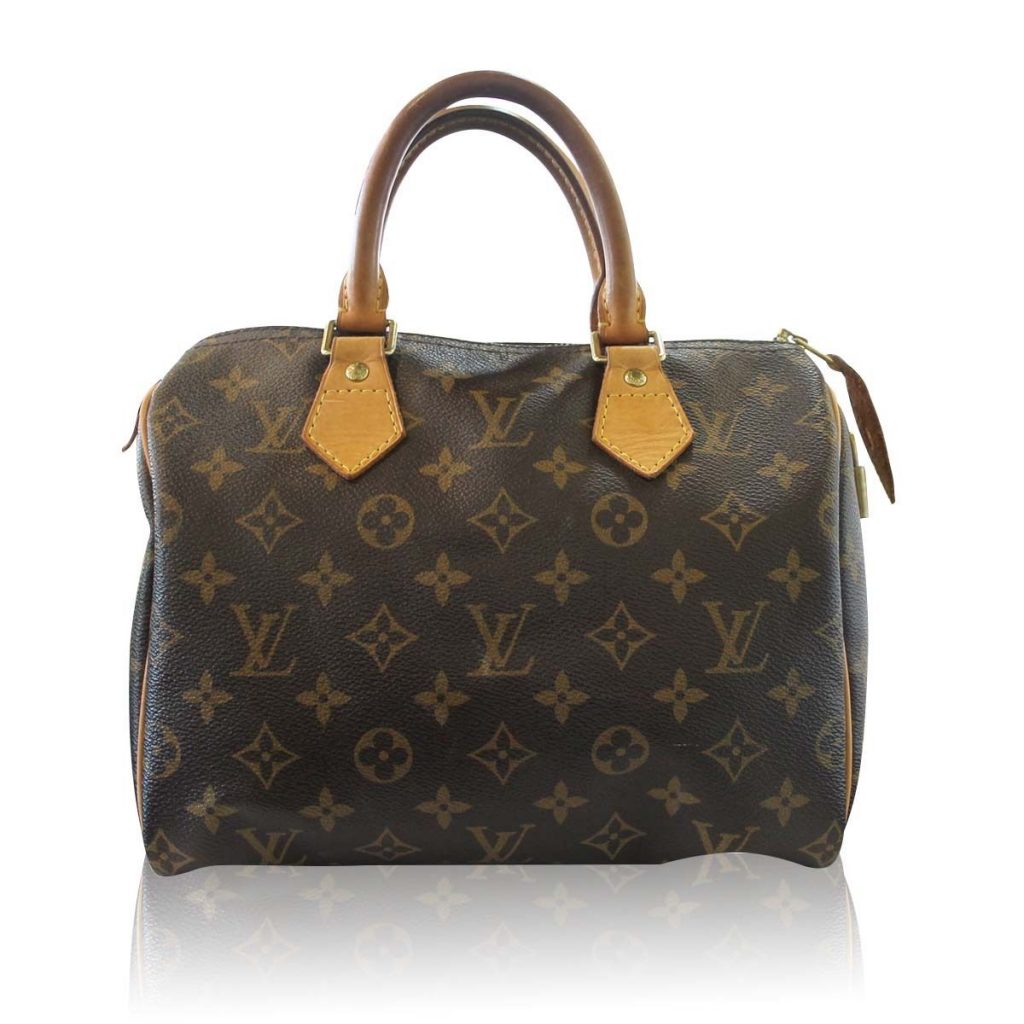 Authentic Louis Vuitton Monogram Speedy 25 Handbag