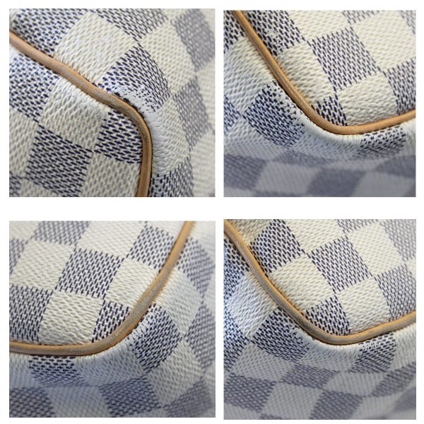 Louis Vuitton Damier Azur Speedy 30 Handbag in Dust Bag