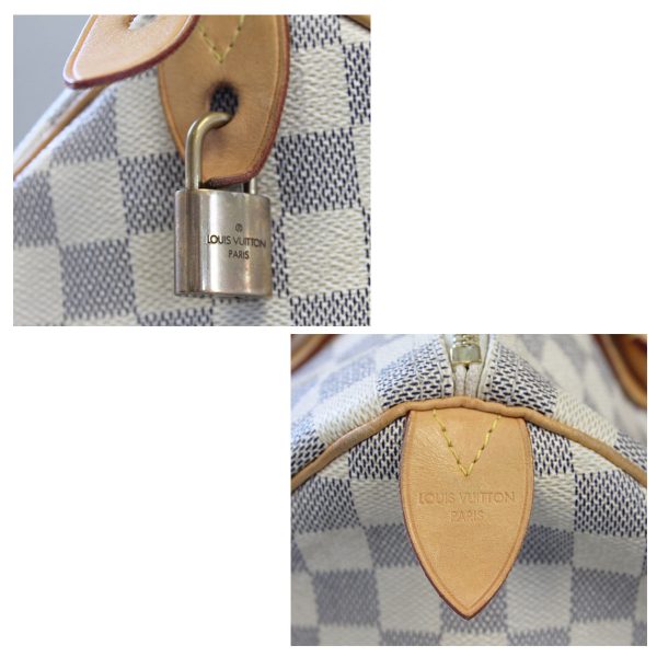 Louis Vuitton Damier Azur Speedy 30 Handbag in Dust Bag