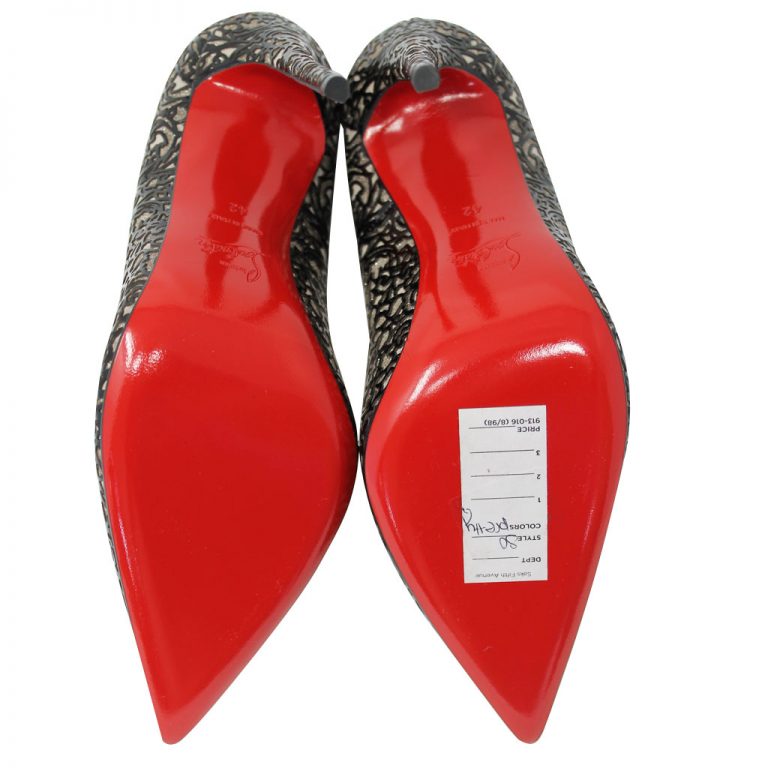 christian louboutin white red bottoms