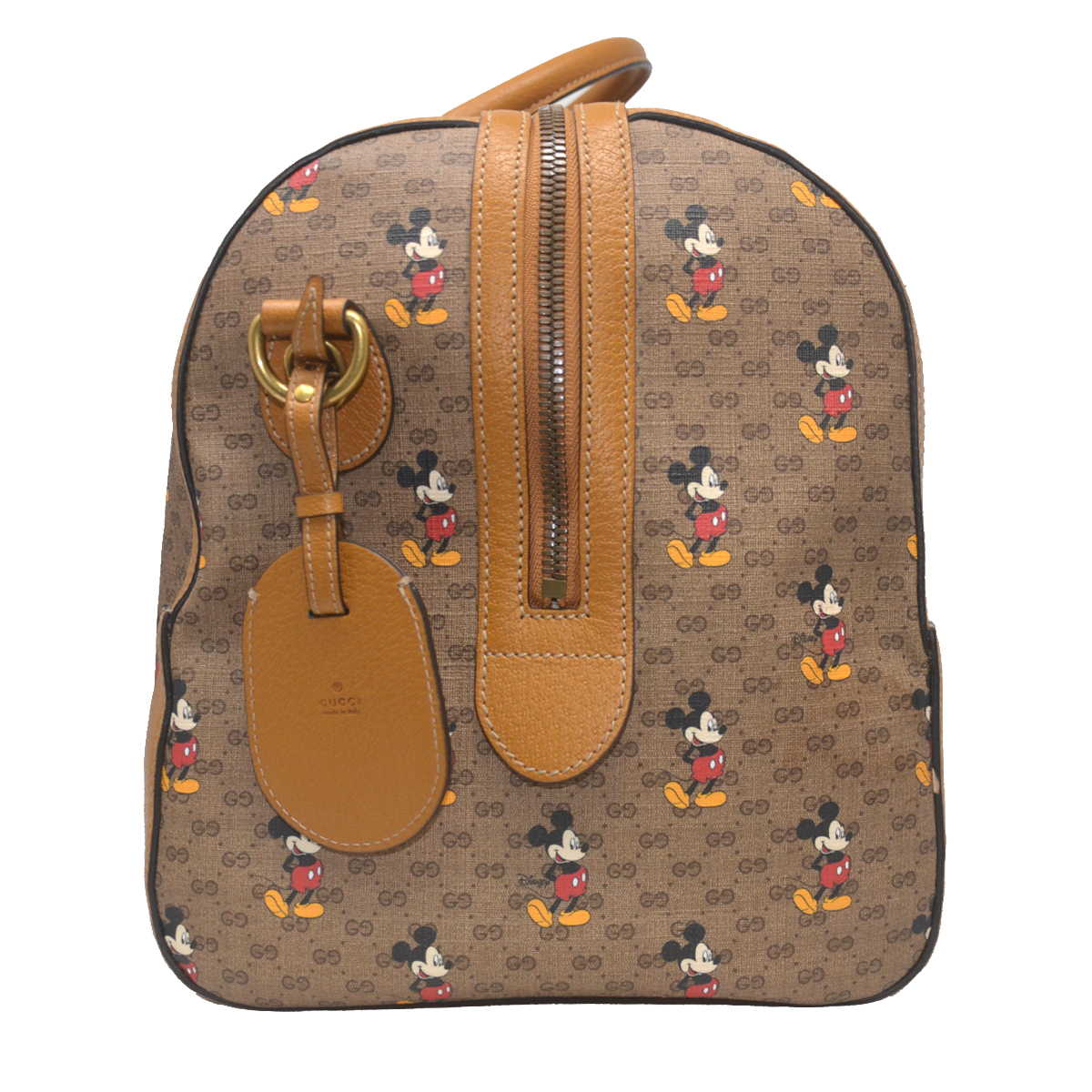 gucci mickey mouse duffle bag