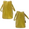 Authentic Prada Saffiano Lux Mustard Medium Tote Bag