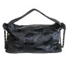 Chanel Black Lambskin Hobo Bag