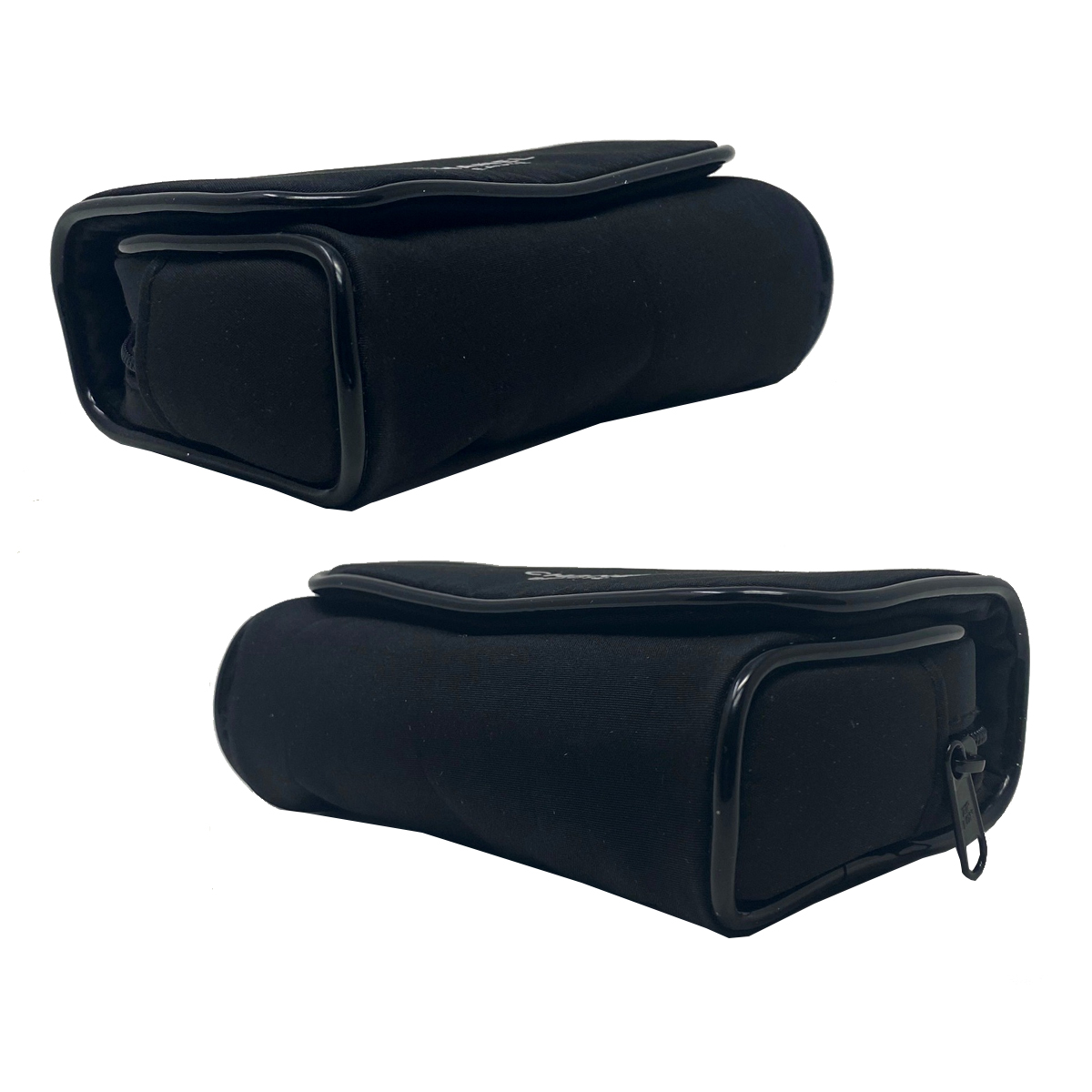 Chanel Beaute Black Nylon Make Up Case with Mirror in Box Chanel Beaute Black Nylon Make Up Case with Mirror in Box