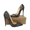 Christian Louboutin So Pretty Patent Glitter Suede Pumps