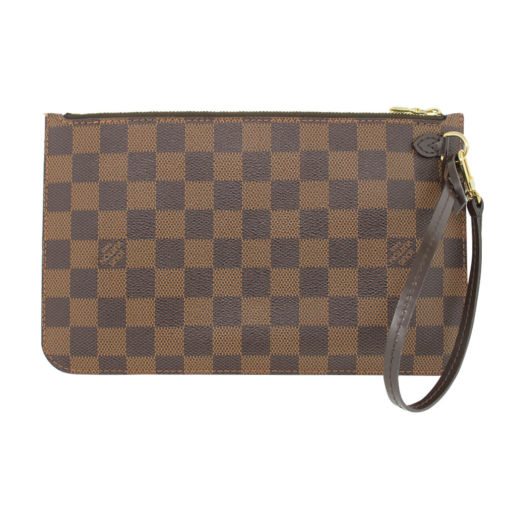 Louis Vuitton Damier Ebene Pochette Wristlet Boca Raton