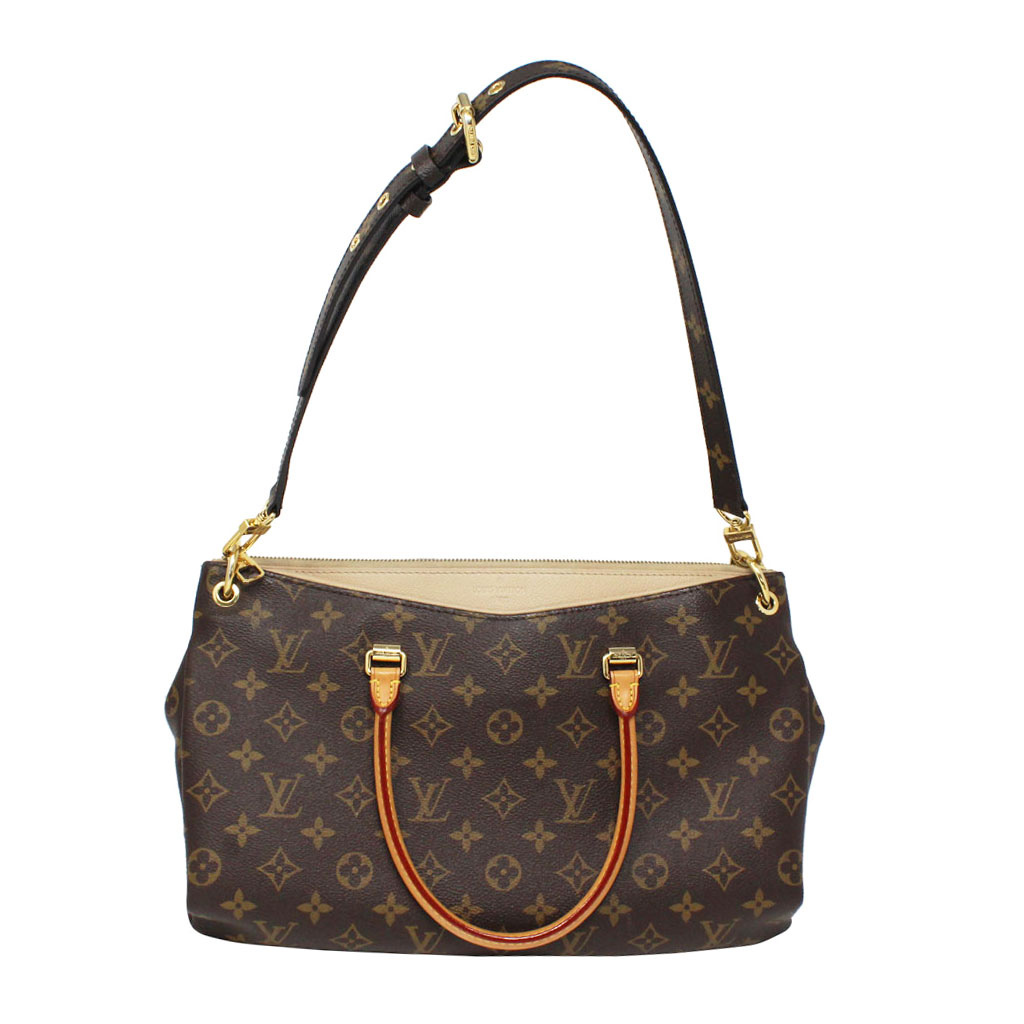 Authentic Louis Vuitton Pallas Monogram handbag purse