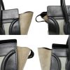 Celine Tri Color Green/Black/Taupe Calf Leather Suede Large handbag