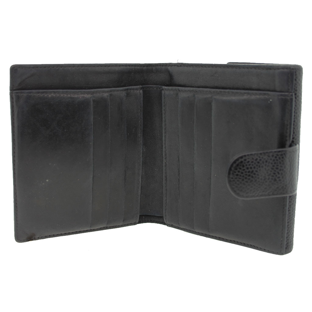 Chanel-logo-wallet-open Chanel wallet Boca Raton