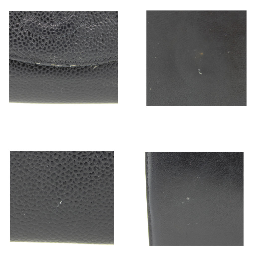 Chanel-logo-wallet-stains Chanel authentic logo wallet