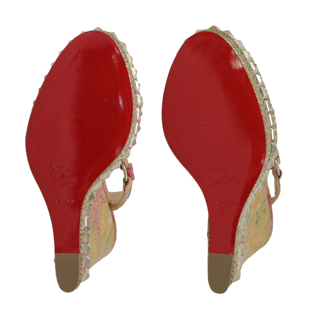 Preowned Christian Louboutin Wedges Boca Raton