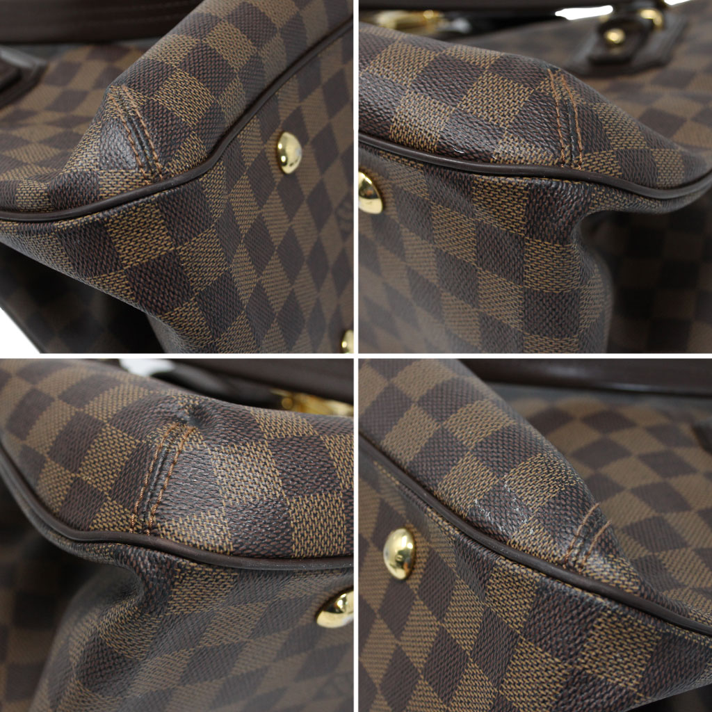 LV-Great-Damier-17 Preowned Louis Vuitton Damier Ebene Griet Shoulder Bag
