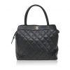 Chanel black caviar tote bags