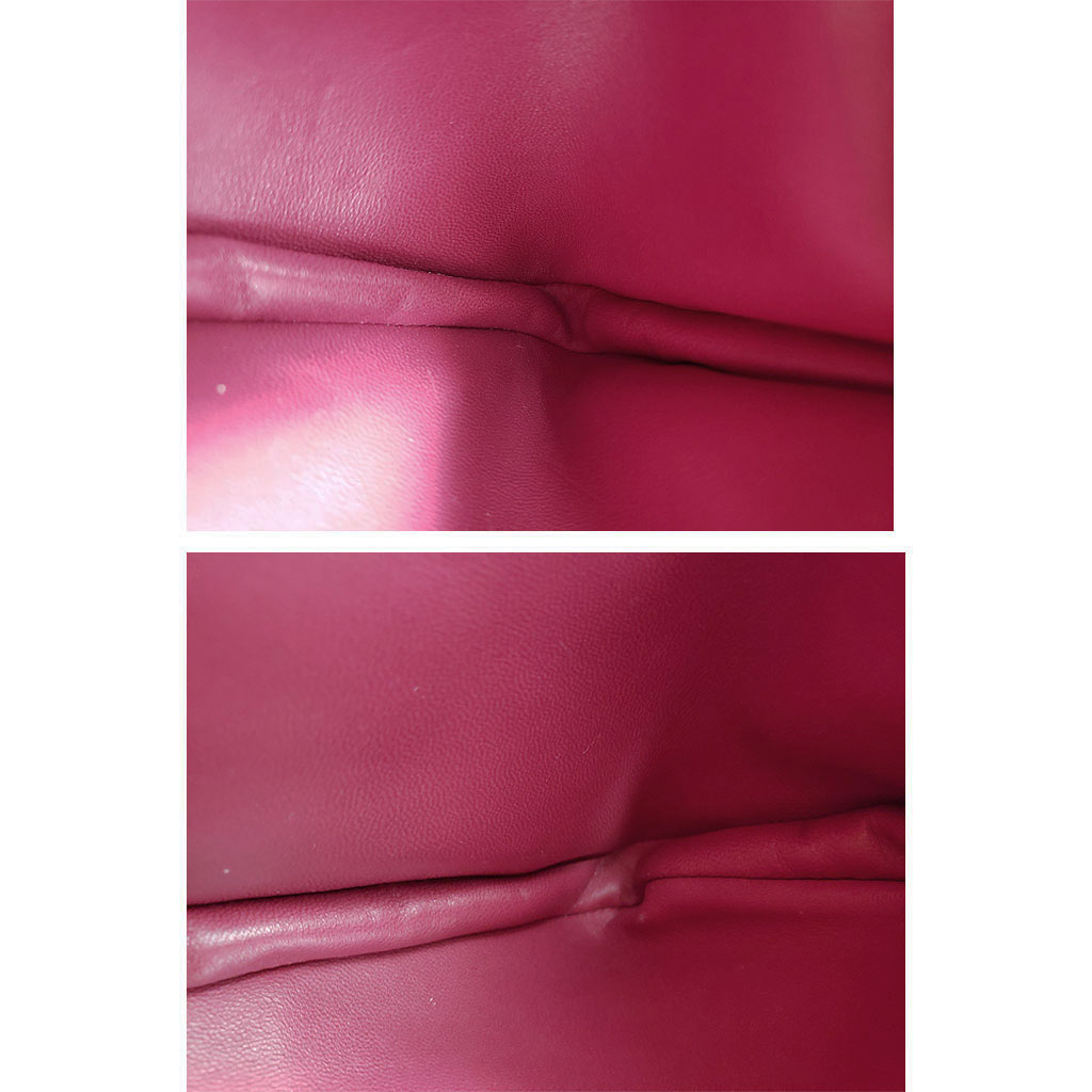 3 Hermes Paris Clou De Selle Fuschia Logo Messenger Bag