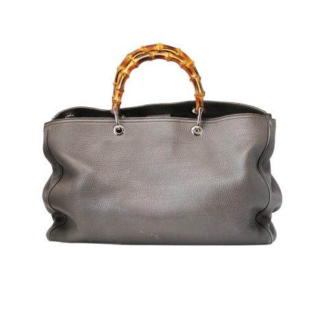 Gucci Pebbled Leather Large Brown Handbag And Shoulder Bag