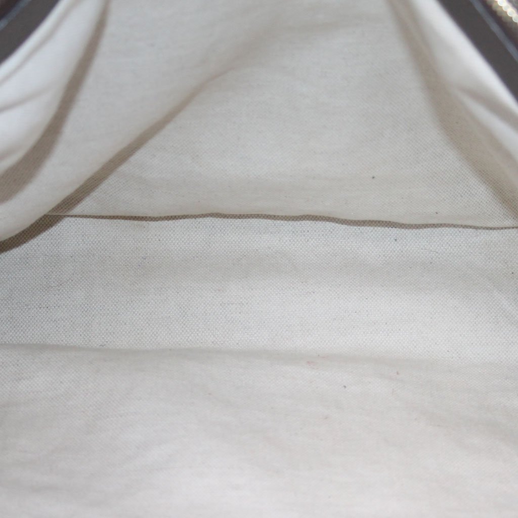 Gucci Pebbled Leather Large Brown Handbag And Shoulder Bag