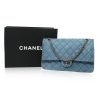 Chanel 2.55 Blue Suede/Nubuck Double Flap Reissue Handbag Shoulder Bag