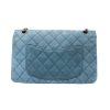 Chanel 2.55 Blue Suede/Nubuck Double Flap Reissue Handbag Shoulder Bag