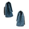 Chanel 2.55 Blue Suede/Nubuck Double Flap Reissue Handbag Shoulder Bag