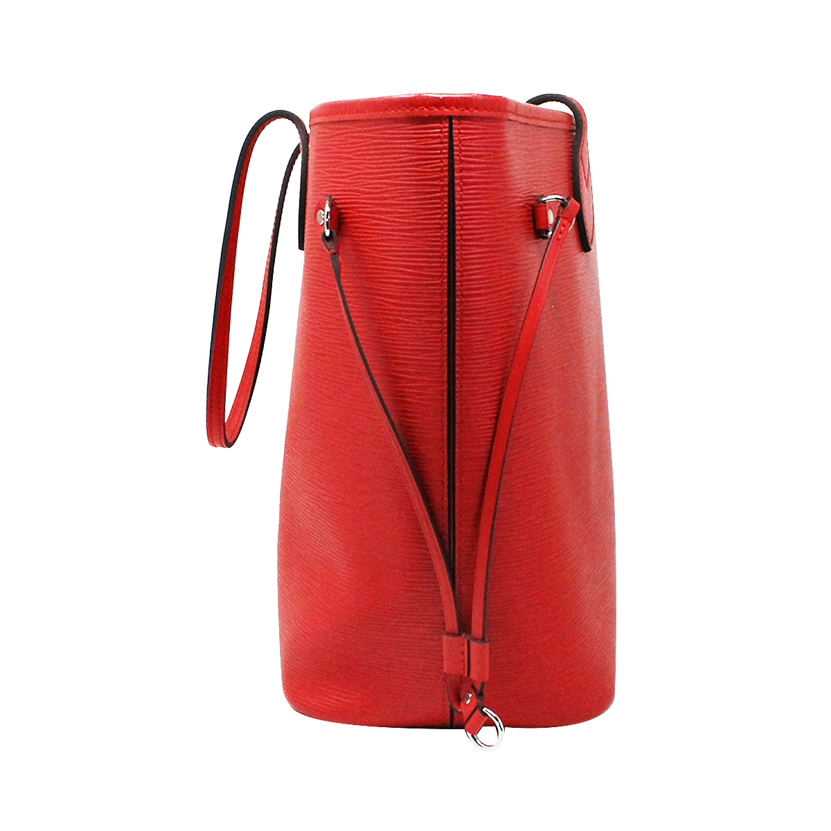 Louis Vuitton Red Epi Neverfull MM Handbag w/matching pochette