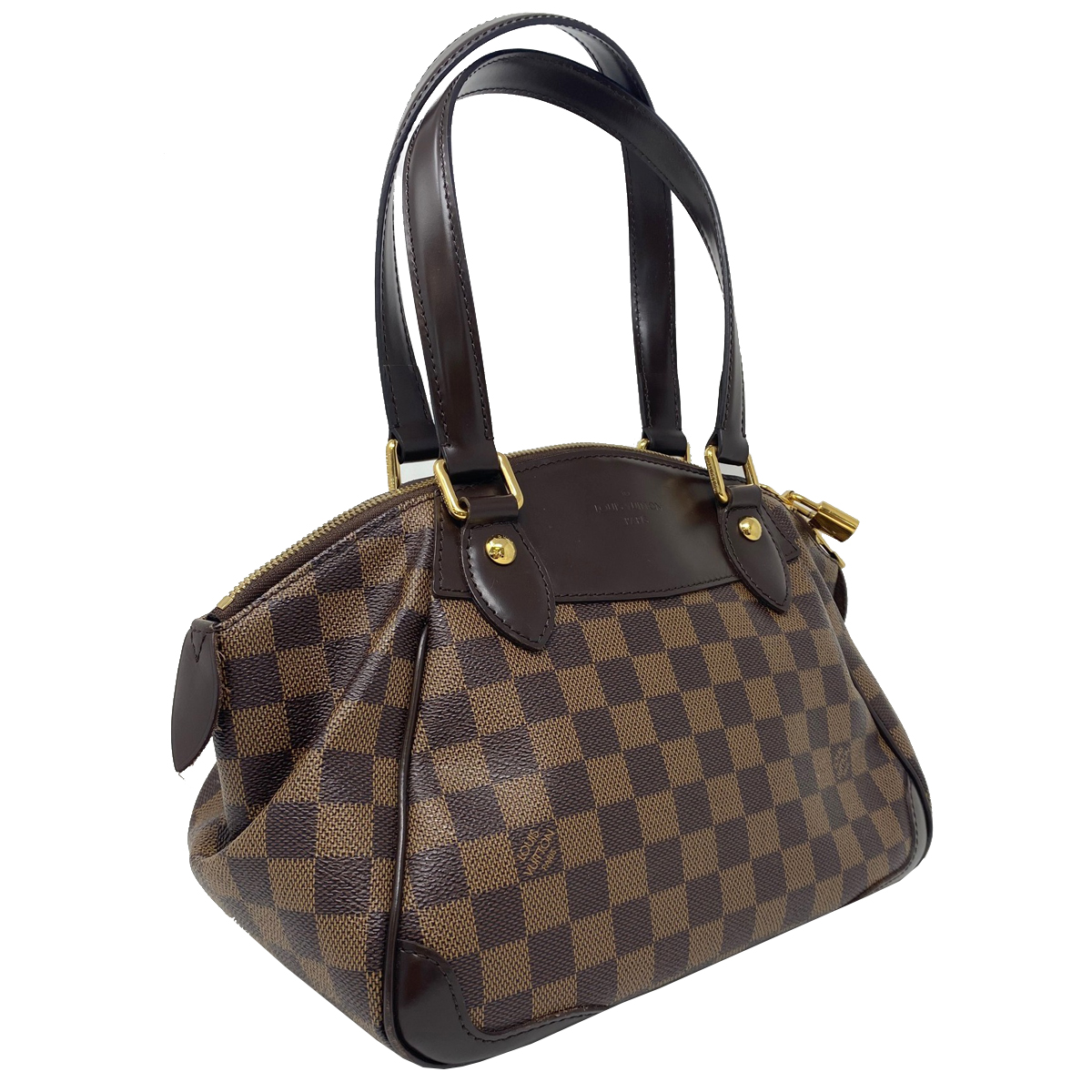 Louis Vuitton Verona PM Damier Ebene Canvas Handbag