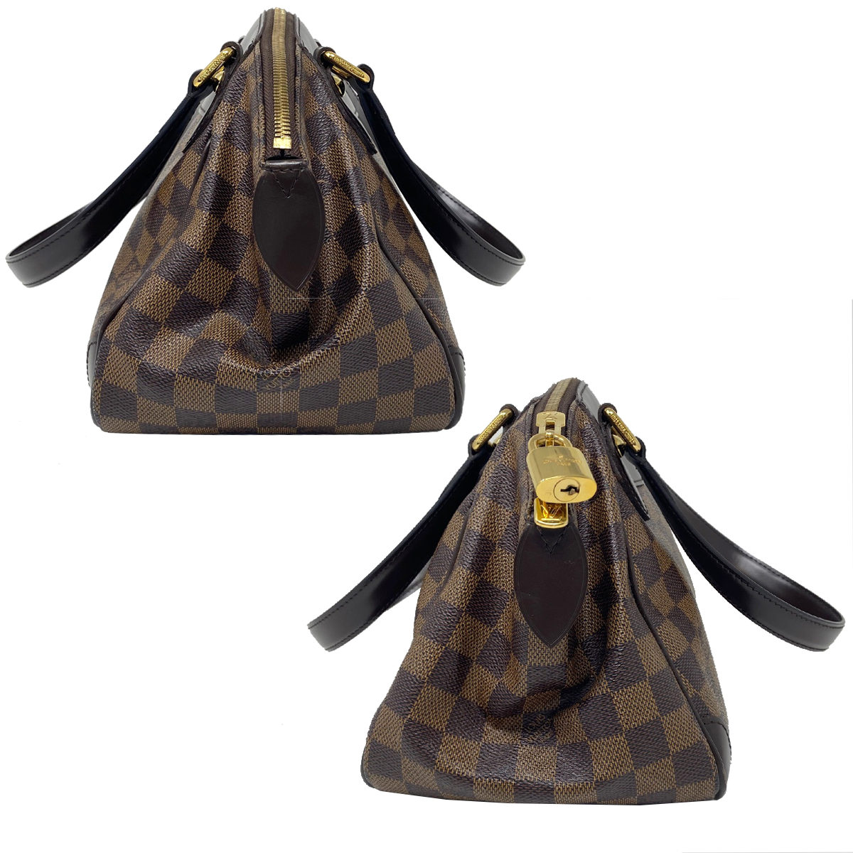 Louis Vuitton Verona PM Damier Ebene Canvas Handbag