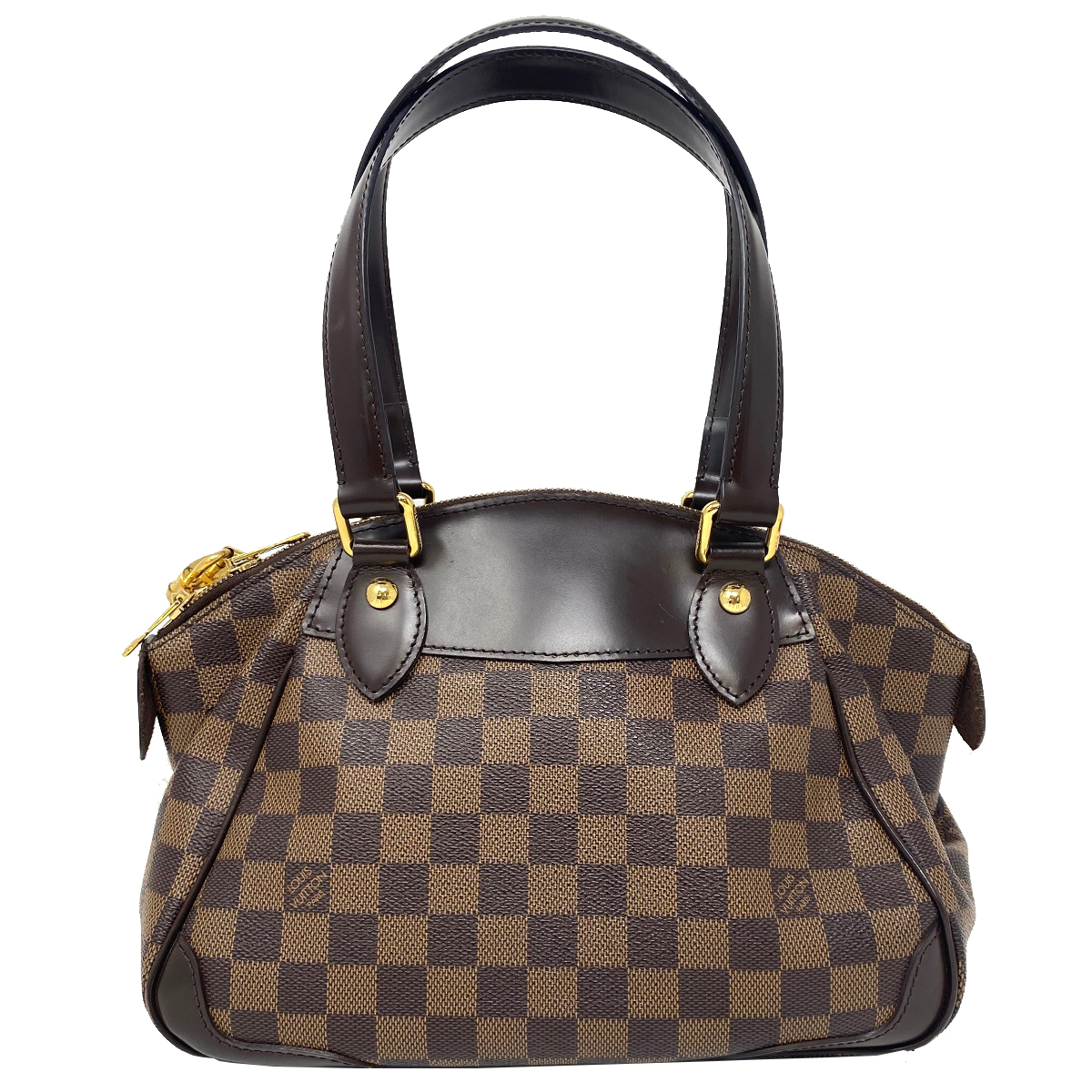 Louis Vuitton Verona PM Damier Ebene Canvas Handbag