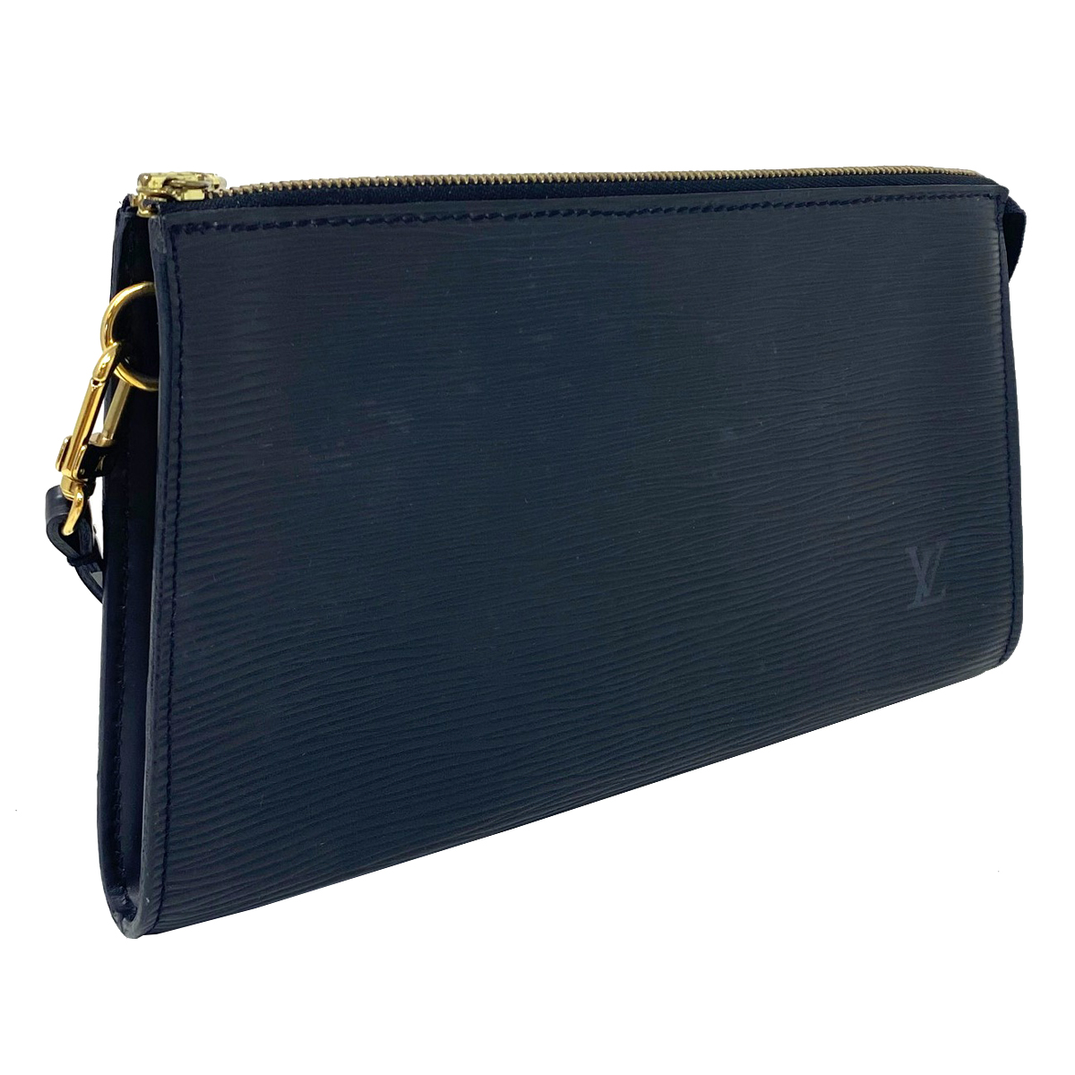 Louis Vuitton Epi Leather Black Pochette Clutch