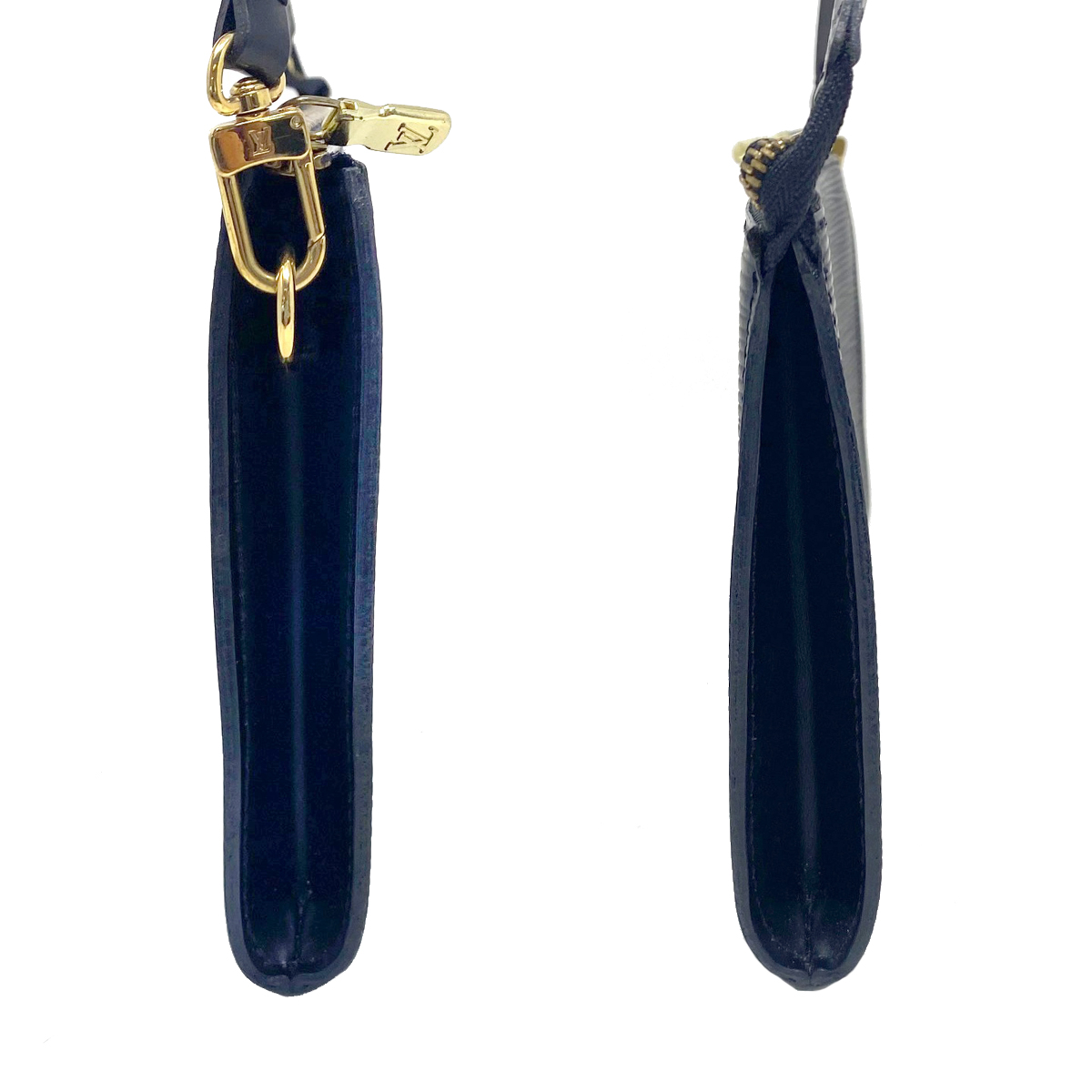 Louis Vuitton Epi Leather Black Pochette Clutch