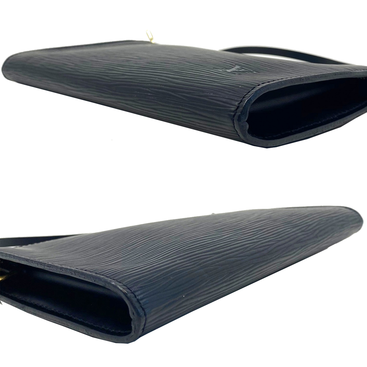 Louis Vuitton Epi Leather Black Pochette Clutch