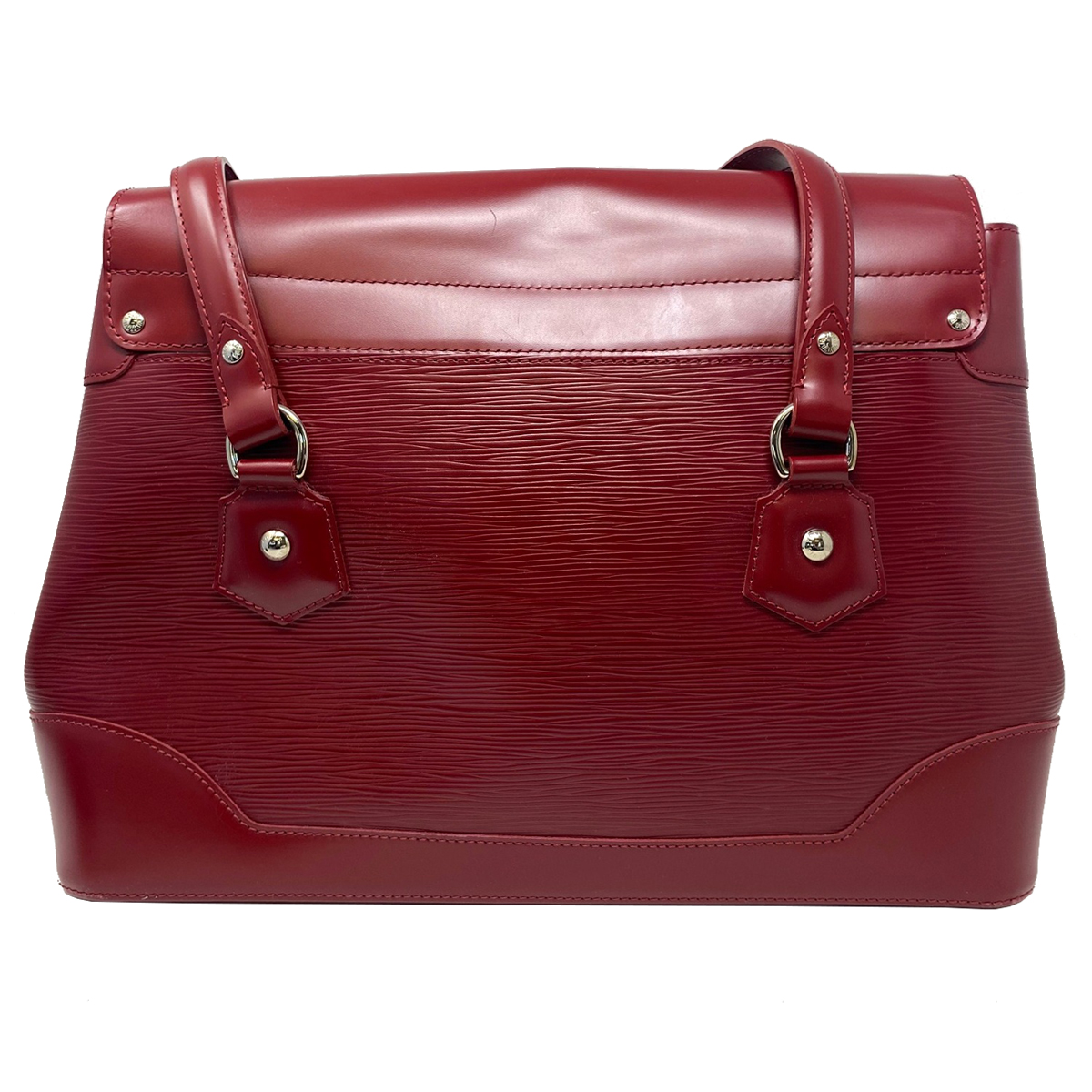 Louis Vuitton Bagatelle GM Red Epi Leather Shoulder Bag