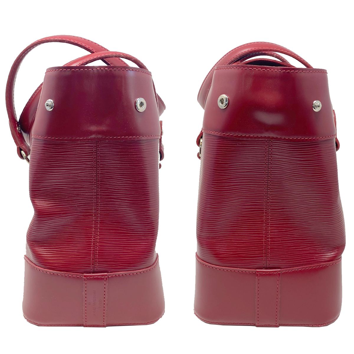 Louis Vuitton Bagatelle GM Red Epi Leather Shoulder Bag