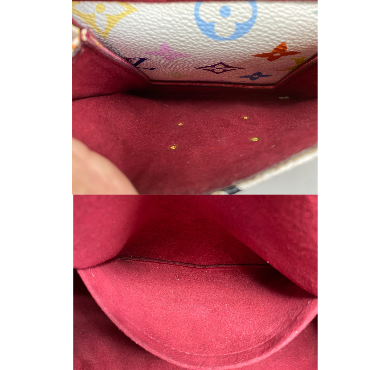 Louis Vuitton x Takashi Murakami Speedy Monogram 30 White Multicolor Handbag