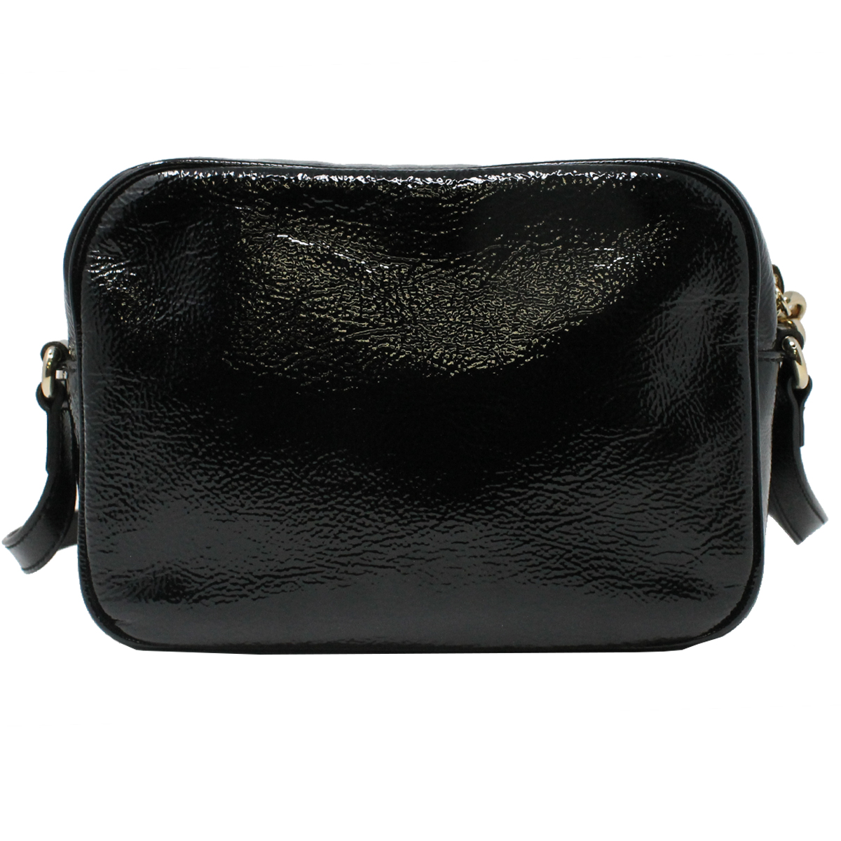Gucci Soho Disco Black Patent Leather Crossbody Bag