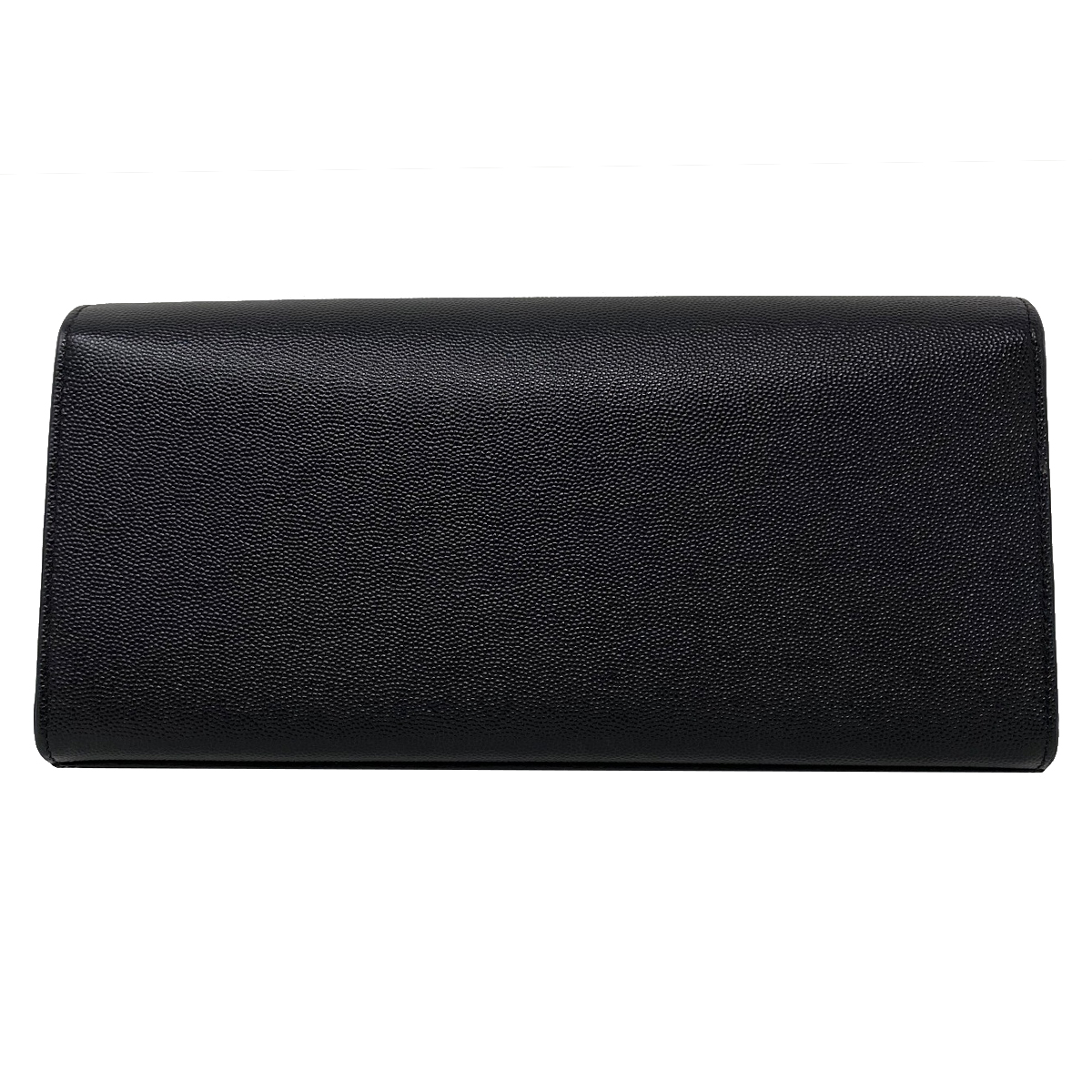 YSL Yves Saint Laurent Kate Black Pebbled Leather Clutch YSL Yves Saint Laurent Kate Black Pebbled Leather Clutch