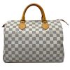 Louis Vuitton Speedy 30 Damier Azur Canvas Handbag