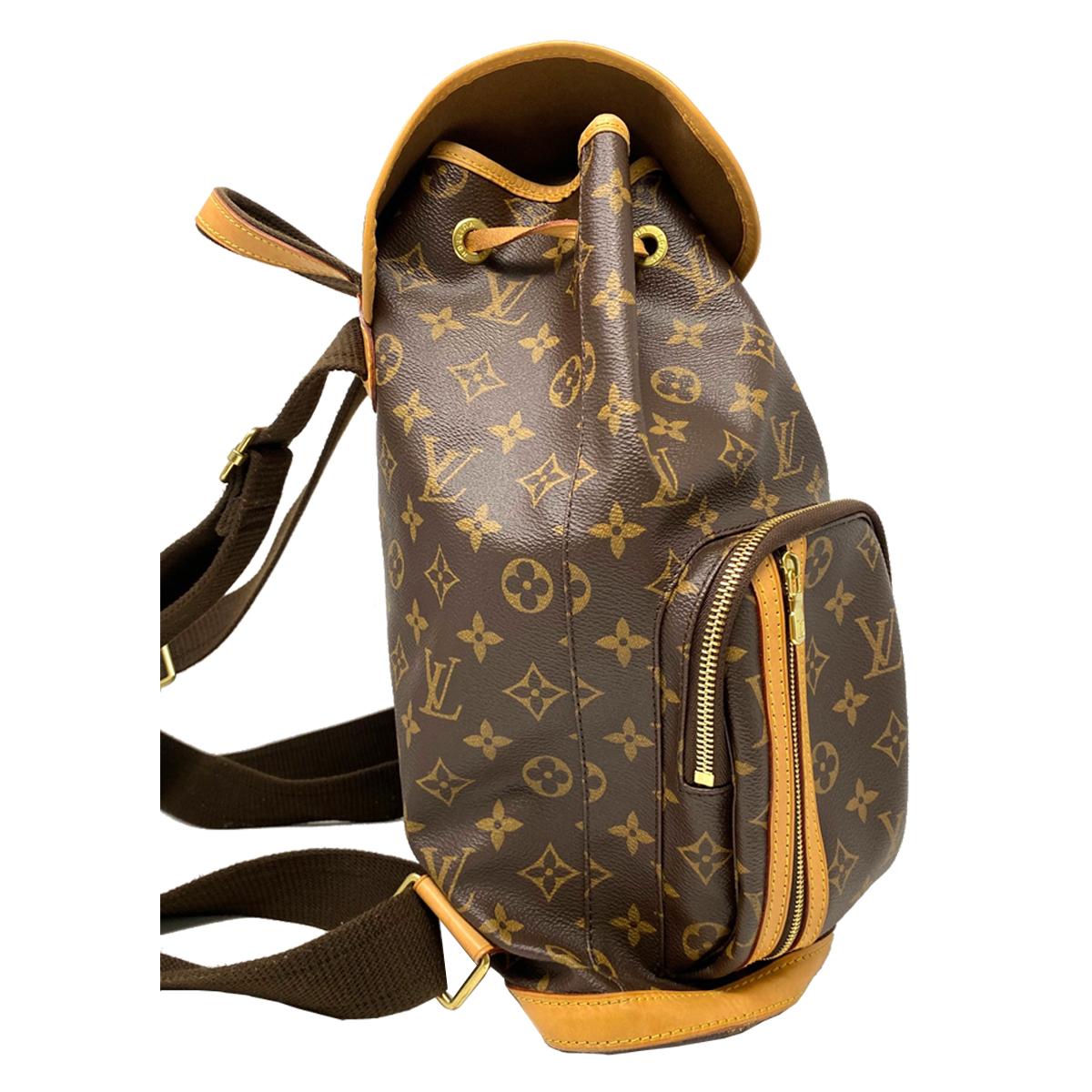 Louis Vuitton Bosphore Monogram Leather Canvas Backpack Louis Vuitton Bosphore Monogram Leather Canvas Backpack