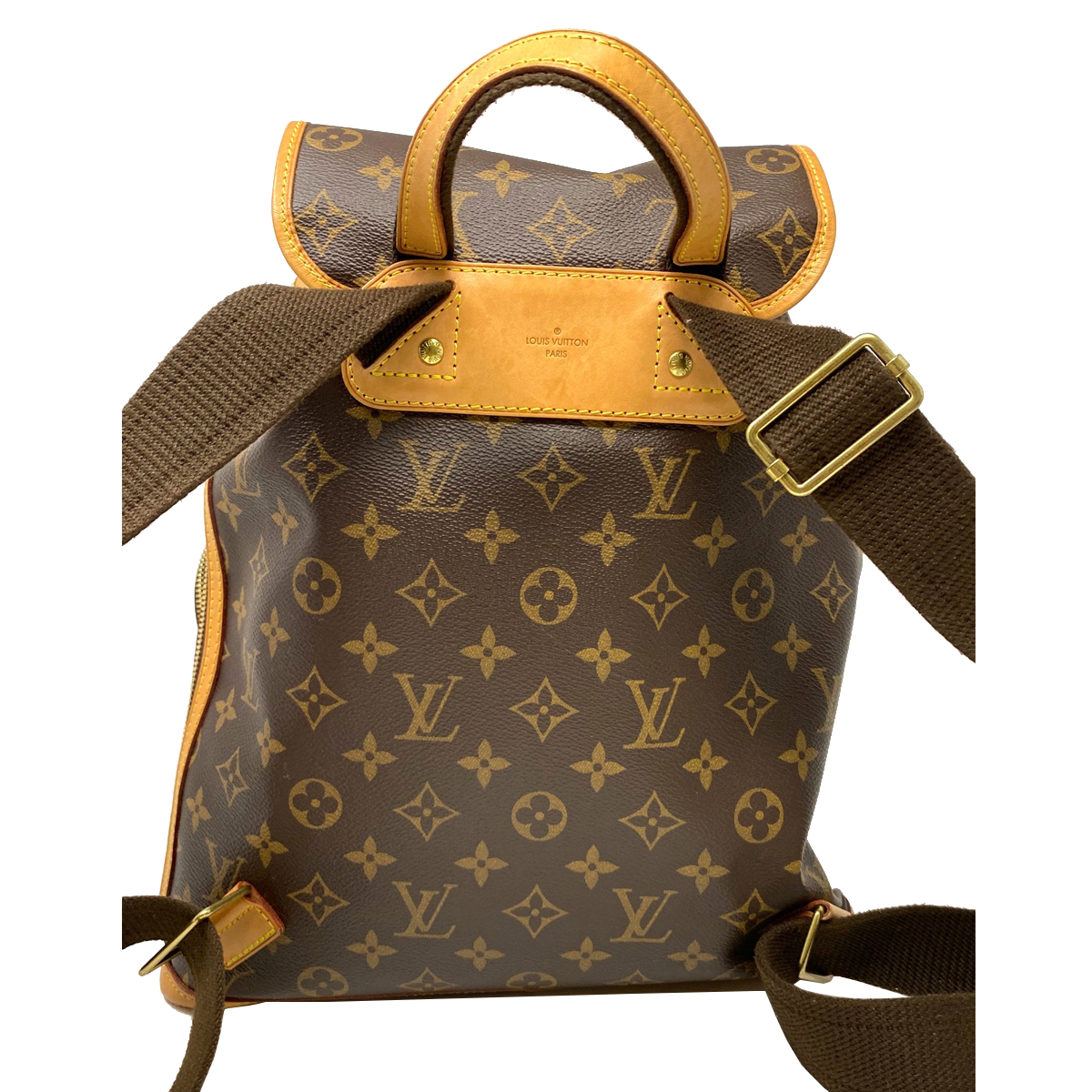 Louis Vuitton Bosphore Monogram Leather Canvas Backpack Louis Vuitton Bosphore Monogram Leather Canvas Backpack