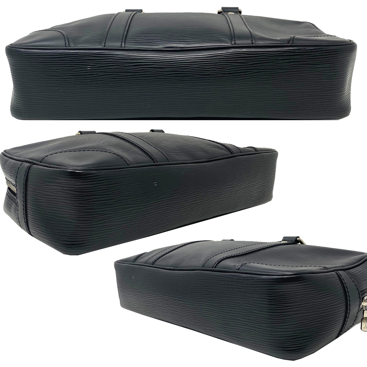 Louis Vuitton Epi Leather Vivienne Black Handbag  Louis Vuitton Epi Leather Vivienne Black Handbag