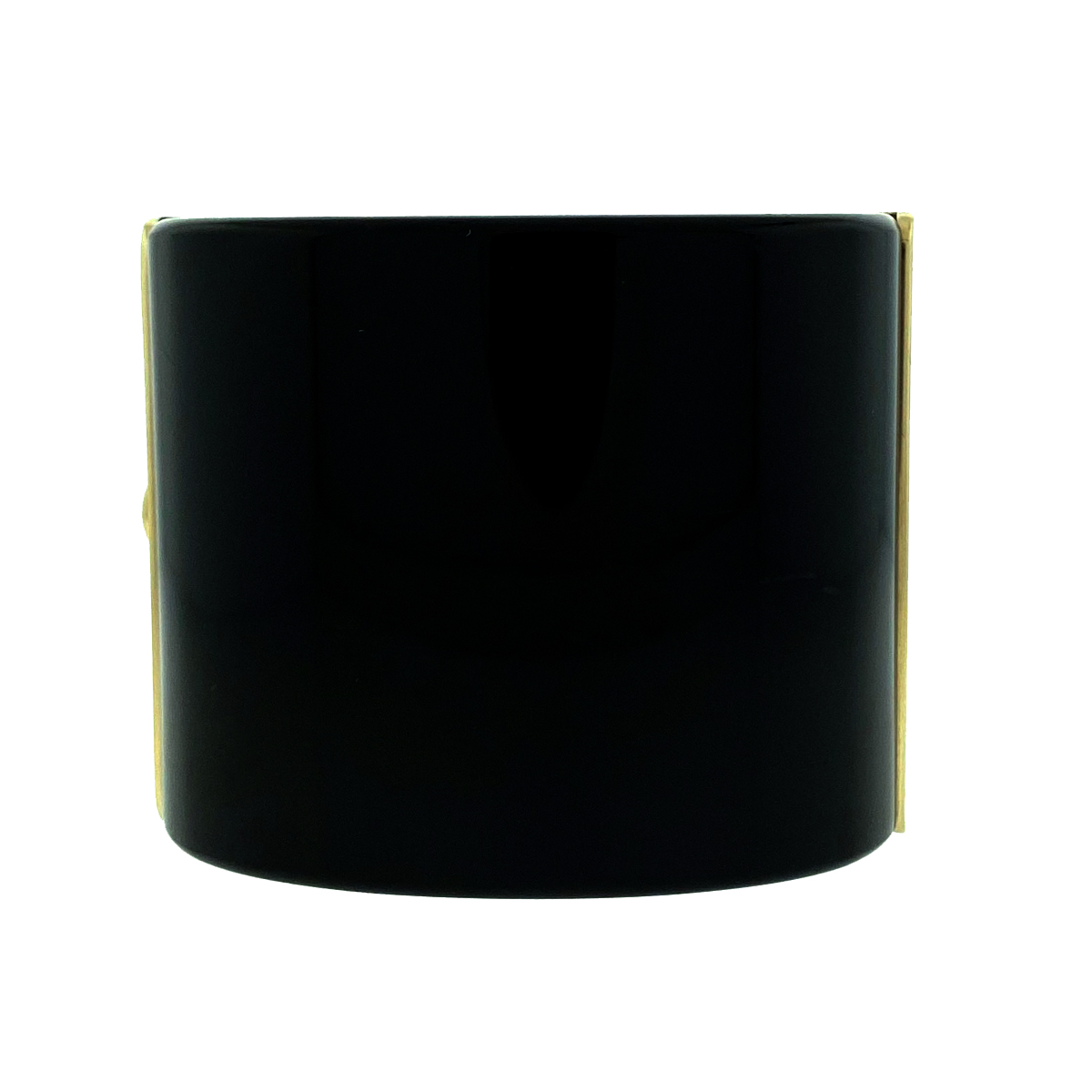 CHANEL Black and Gold Resin CC Pearl Chain Wide Cuff Bracelet CHANEL Black and Gold Resin CC Pearl Chain Wide Cuff Bracelet