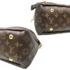 Louis Vuitton Grape Monogram Canvas Pallas Leather Shoulder Bag With Receipt