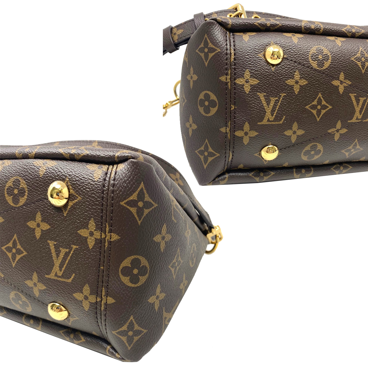 Louis Vuitton Grape Monogram Canvas Pallas Leather Shoulder Bag With Receipt Louis Vuitton Grape Monogram Canvas Pallas Leather Shoulder Bag With Receipt