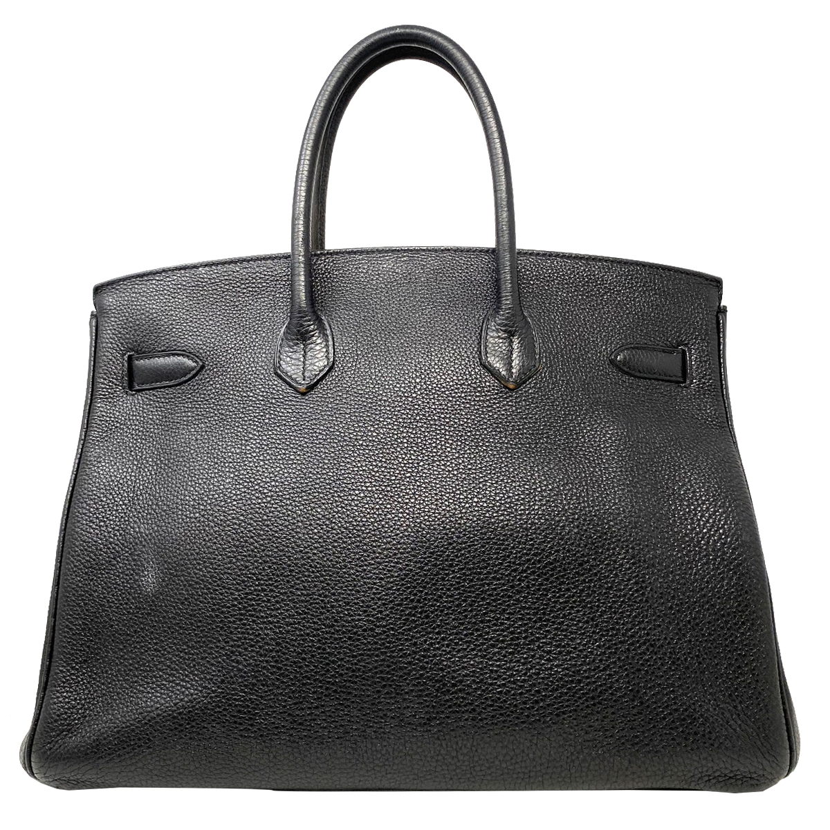 Hermes Birkin 35 Bag Togo Black Leather Palladium Hardware Top Handle Handbag Hermes Birkin 35 Bag Togo Black Leather Palladium Hardware Top Handle Handbag