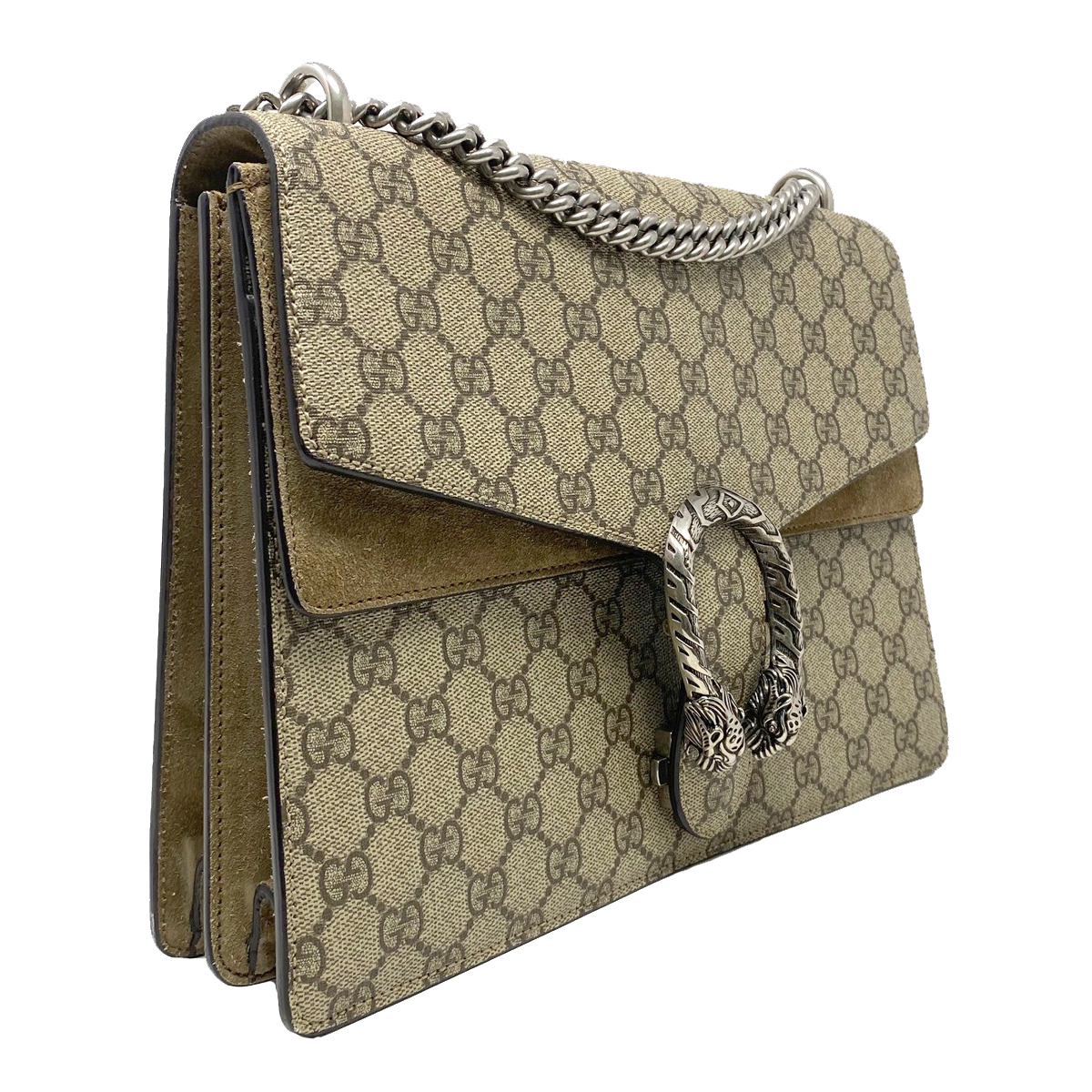 Gucci Dinoysus Medium GG Supreme Canvas Shoulder Bag Gucci Dinoysus Medium GG Supreme Canvas Shoulder Bag