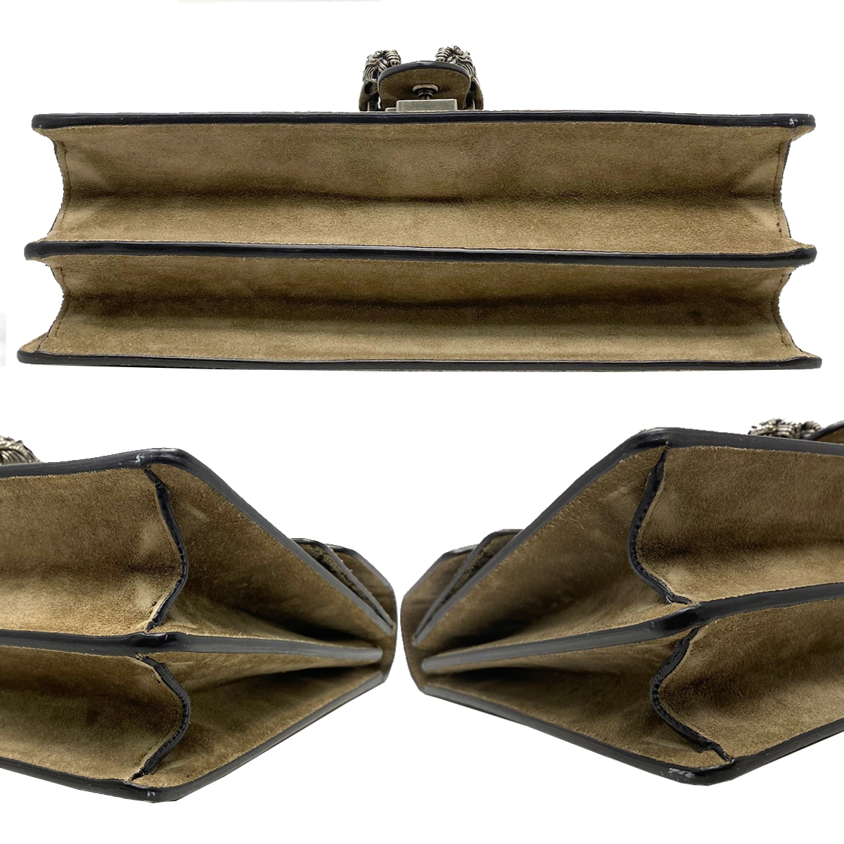 Gucci Dinoysus Medium GG Supreme Canvas Shoulder Bag Gucci Dinoysus Medium GG Supreme Canvas Shoulder Bag