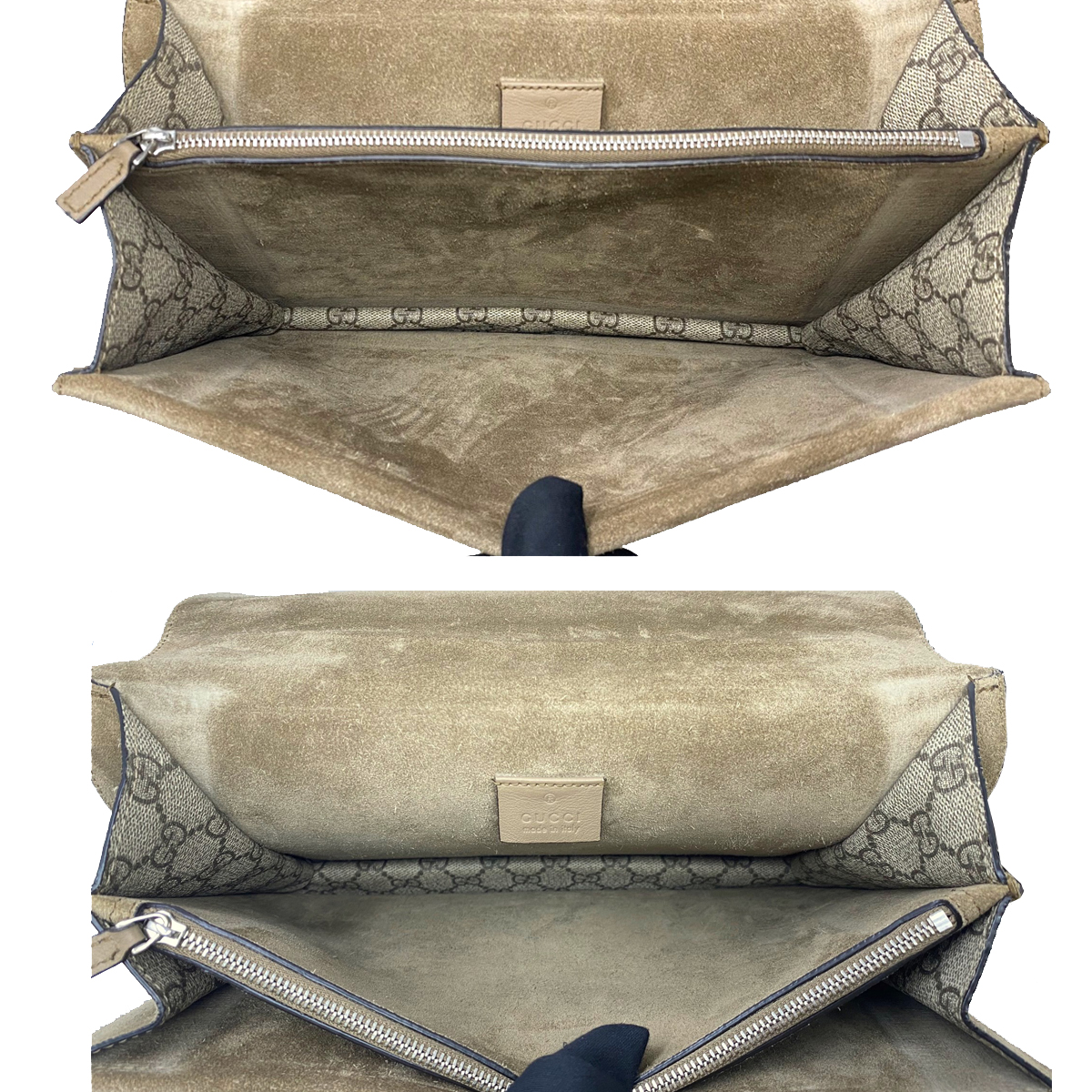 Gucci Dinoysus Medium GG Supreme Canvas Shoulder Bag Gucci Dinoysus Medium GG Supreme Canvas Shoulder Bag